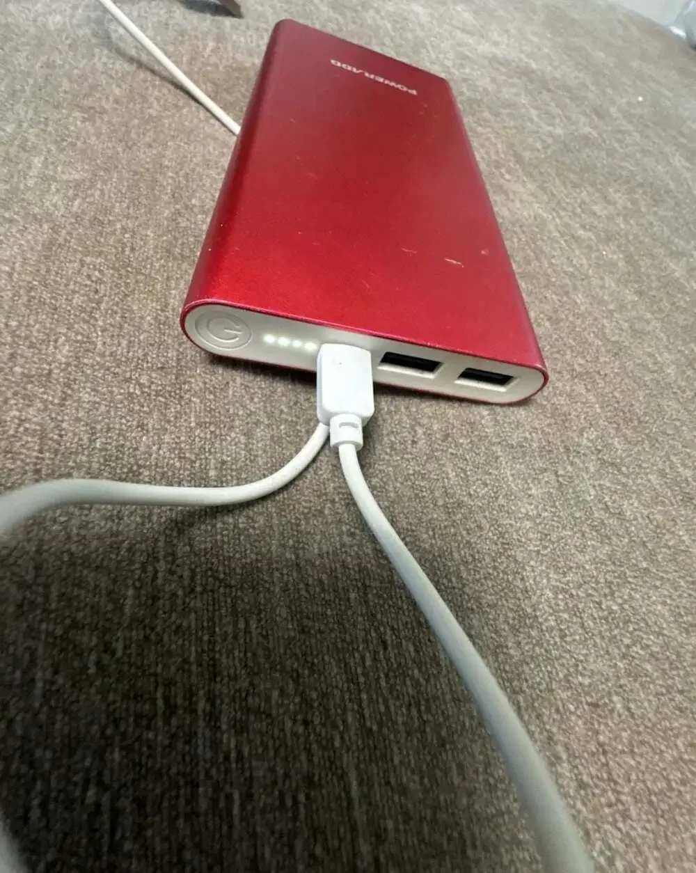 POWERADD Red Slim Portable External Battery Charger Power Bank